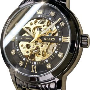 Gold Skeleton Watch